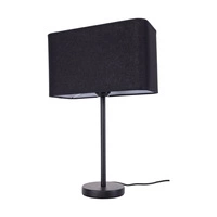 Cadre Table Lamp 1xE27 Max.25W Black Metal/Black PVC Cable/Black Fabric Cable 93940104