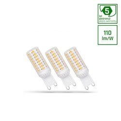 LED G9 230V 4W CW DIMMABLE SMD 5 YEARS PREMIUM 3-PACK SPECTRUM