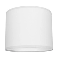 Lampshade Cylinder E27 H30 Light Gray Fabric A0620
