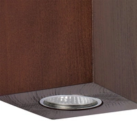 Kinkiet Wooddream 2xGU10 Max.6W Drewno bukowe, orzech 2071276