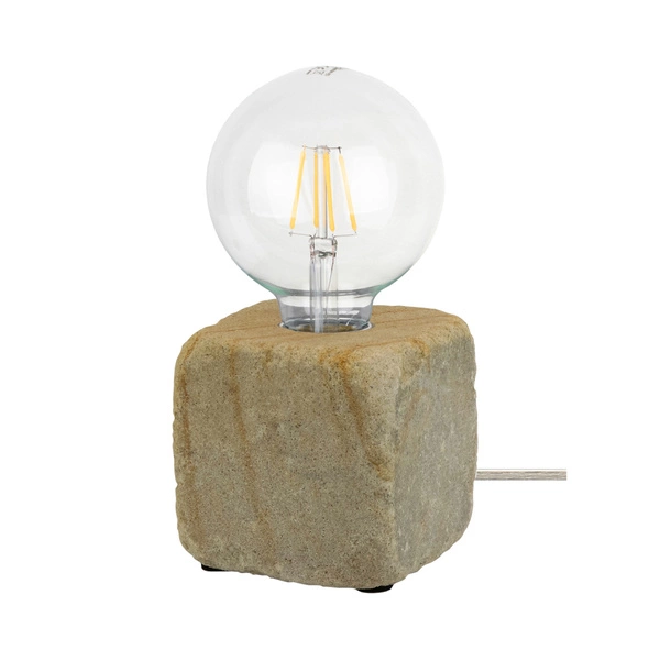 Sandy Table Lamp 1xE27 Max.25W Sandstone/Transparent 7090039