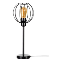 Coop Table Lamp 1xE27 Max.25W Black Metal/Black PVC Cable 72480104