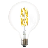 FILAMENT LED bulb E27 6W warm 1800K sphere G125