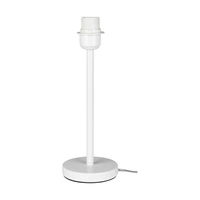 Amor Table Lamp 1xE27 Max.40W White Metal/Transparent PVC Cable/Gray Fabric Shade 7010205110216