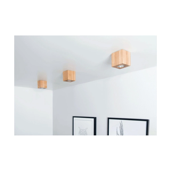 Wooddream Square Lampa Sufitowa Incl.1xLED GU10 5W Dąb Olejowany 2576174