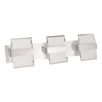 Kinkiet Hana 3xLED Zintegrowany 660lm 3000K 5W Aluminium Metal/Szkło Transparentne 1058930