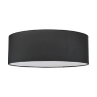 Lampa Sufitowa Josefina 1xLED Zintegrowana 1650lm 2700K 18W Biały Metal/Antracytowy Klosz Tkaniny 4783802