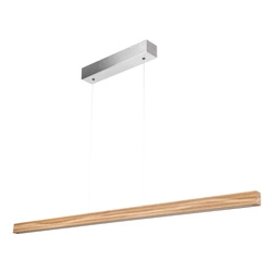 Riflet Pendant lamp 3xLED24V 28W Inkl. Oiled Oak/Stainless Steel with Touch Dimmer/Rollizug 120 cm 1037422900000