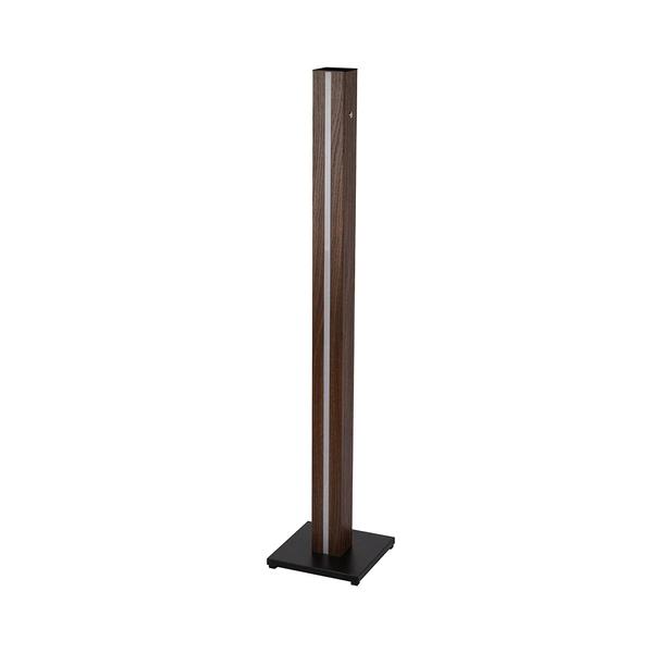 Flame Lampa Podłogowa 1xLED 12V Zintegrowane 16W Czarny/Okleina Orzech/Czarny PVC/Touch Dimmer 630119186