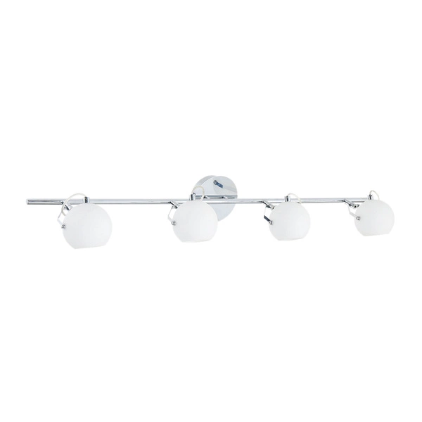 Ida Ceiling Lamp Incl. 4xLED Integrated 1600lm 2700K 3W Chrome Metal/White Glass 2760428