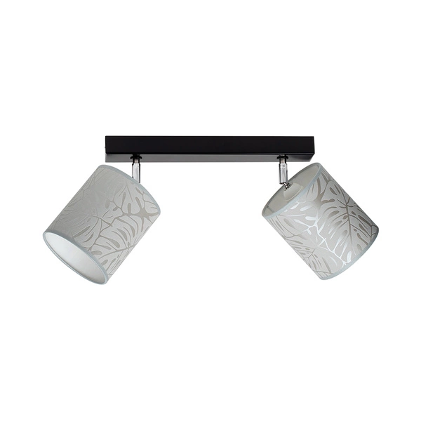 Mateo Ceiling Lamp 2xE27 Max.25W Black Metal/Beige Wallpaper 87800204