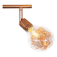 Bulbs Ceiling Lamp Incl. 3xG9 Max.28W Copper Metal/Transparent Glass 2507313