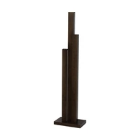 Manhattan Floor Lamp 3xLED 24V Integrated 5600lm 3000K 60W Walnut Beech Wood/Black Fabric Cable with Touch Dimmer 6481976