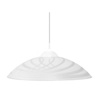 Sydney Pendant Lamp 1xE27 Max.60W White Synthetic Material/White Synthetic Material Cable/White Glass 4233502A