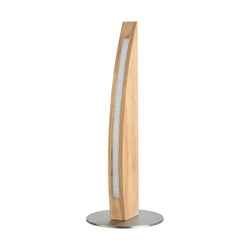 Dubai Table Lamp 1xLED 24V 4W Incl. Matt Nickel/Oiled Oak with Touch Dimmer 7017404200000