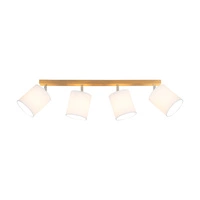 Aprillia Ceiling Lamp 4xE27 Max.25W Oiled Oak/White 56744474