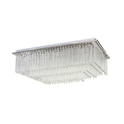 Euphoria Ceiling Lamp Incl. 19xLED 3W Chrome/Transparent