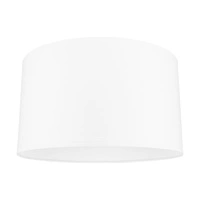 Lampshade Cylinder E27 H60 White Fabric A1285