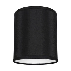 Lampshade Cylinder E27 H20 Black Fabric A0003