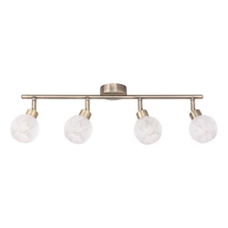 Lisa Ceiling Lamp Incl. 4xG9 Max.28W Patina Metal/White Glass 2097411