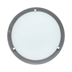 Lampa Sufitowa Rocky 3xE27 Max.40W Szary Beton/Białe Szkło 4754236