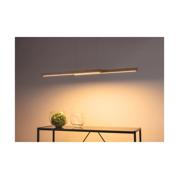 SMAL podwójna lampa wisząca LED zintegrowany 2260lm 3000K 22,5W drewno brzozowe ze ściemniaczem dotykowym 1519660