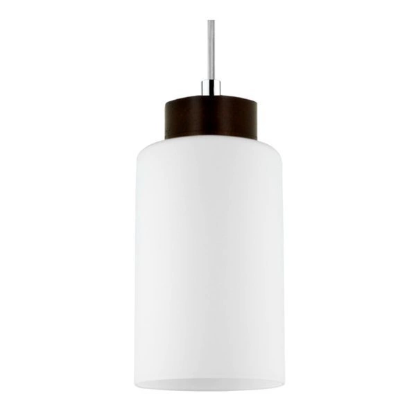 Bosco Pendant Lamp 3xE27 Max.60W Walnut/Transparent/White 1720376_SL