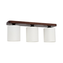 Jenta Ceiling Lamp 3xE27 Max.25W Walnut/White