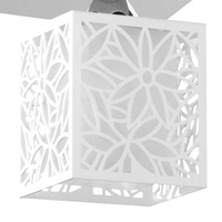 Anika Ceiling Lamp 4xE27 Max.60W Chrome Metal/White Glass 8173428