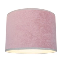 Lampshade Cylinder E27 H30 Pink Velvet A0425