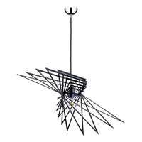 Lampa wisząca PLANET serpentyna czarna 65cm 1872104