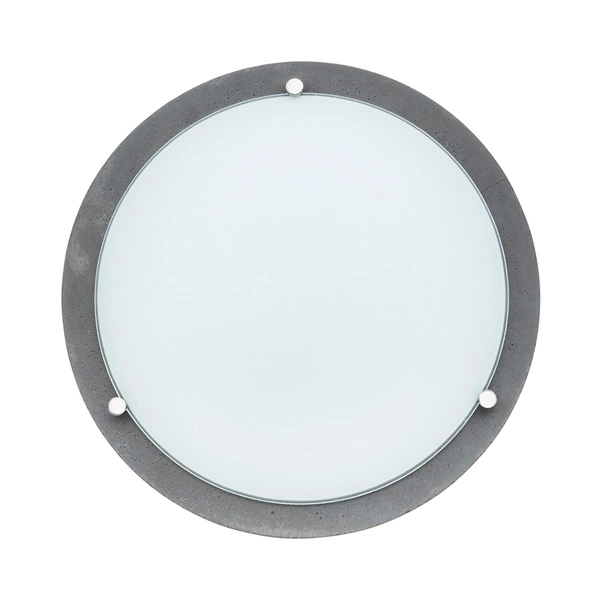 Rocky Ceiling Lamp 1xLED 24V Integrated 1650lm 2700K 18W Gray Concrete/White Glass 4754036