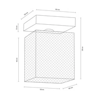 Gittan Wall Lamp 1xE27 Max.60W Gray Concrete/Chrome Metal 8172136