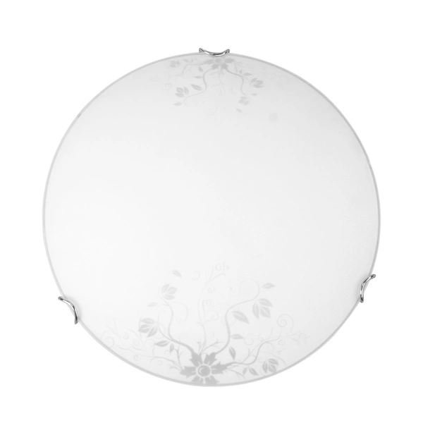 California Ceiling Lamp Incl. 1xLED Integrated 1200lm 2700K 13W Chrome Metal/White-Transparent Glass 4253102