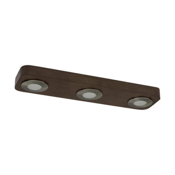 Sunniva Ceiling Lamp Incl.3xLED 5W Walnut/Satin 2291376