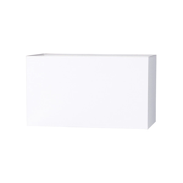 Lampshade Rectangular E27 H40 White L300 W200 H200 A1686