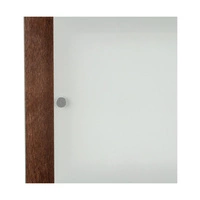 Finn Wall Lamp 1xLED Integrated 1200lm 2700K 14W Walnut Beech Wood/White-Transparent Glass 4022976