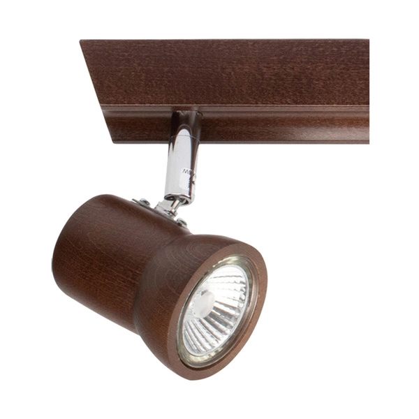 Venla Ceiling Lamp Incl. 3xLED GU10 5W Walnut Beech Wood 2434376