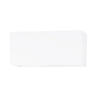 Lampshade Rectangular E27 H30 White L560 W200 H300 A0072