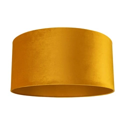 Lampshade Cylinder E27 H25 Honey Velvet A1435