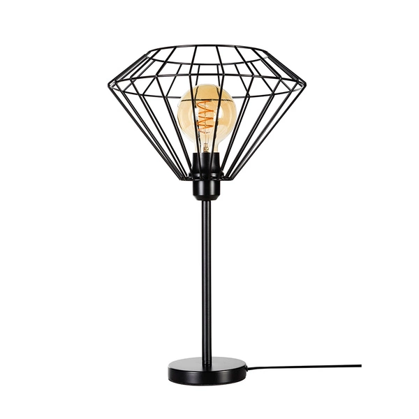 Raquelle Table Lamp 1xE27 Max.25W Black Metal/Black PVC Cable 72470104