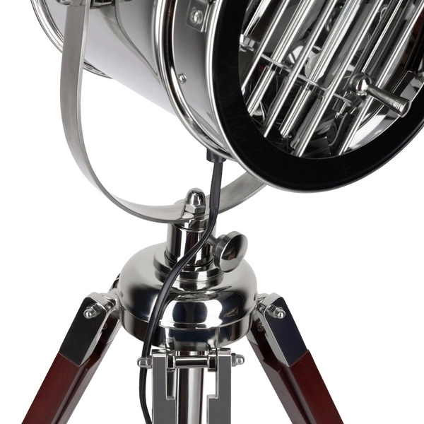 Movie Table Lamp 1xE27 Max.60W Aluminum Metal/Wenge Wood 1223127