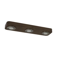 Sunniva Ceiling Lamp Incl.3xLED 5W Walnut/Satin 2291376