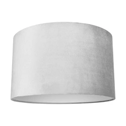 Lampshade Cylinder E27 H35 Gray Velvet A0595