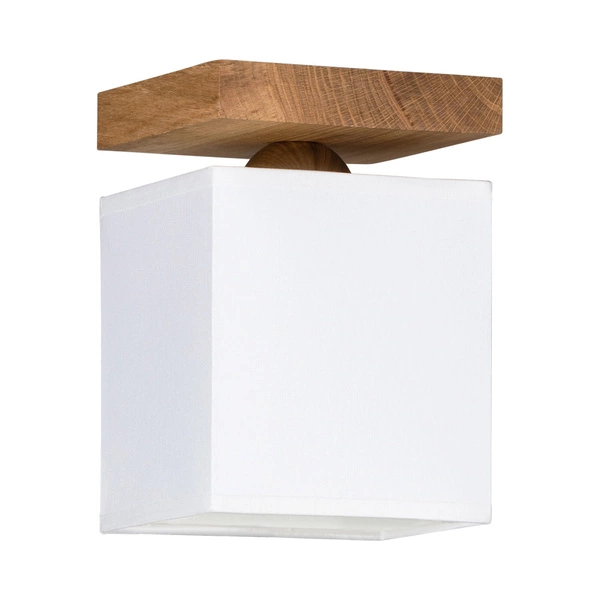 Inger Ceiling Lamp 1xE27 Max.25W Oiled Oak/White 2284174