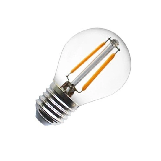 Żarówka ozdobna FILAMENT LED E27 2W ciepła 2800K kulka G45