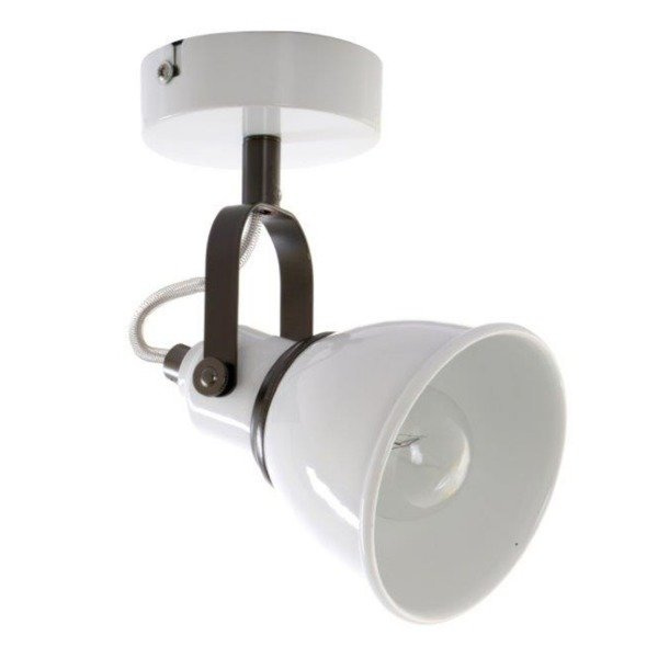 BINGO metal wall lamp white-graphite