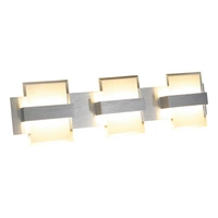 Kinkiet Hana 3xLED Zintegrowany 660lm 3000K 5W Aluminium Metal/Szkło Transparentne 1058930