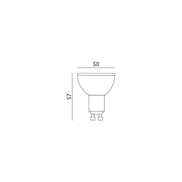 LED GU10 10W cold 6000K PREMIUM bulb