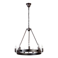 Lampa Wisząca Bellona 9xE14 Max.60W Czarny Metal 9800904